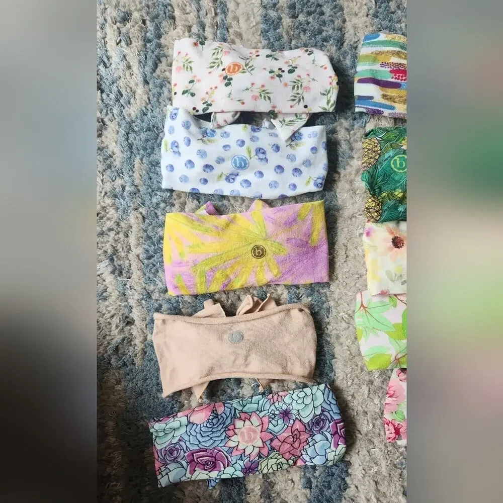 Baby Bling Headbands Unique Prints || Set of 10 EUC
